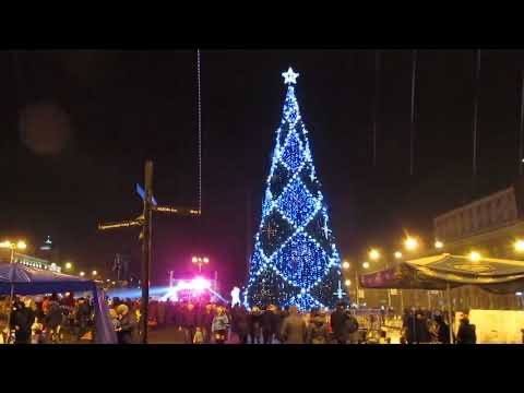 Yangi yil archasini oʻrnatish установка навогоднех ёлки