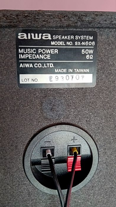 Boxe Aiwa 50W, 6 ohmi