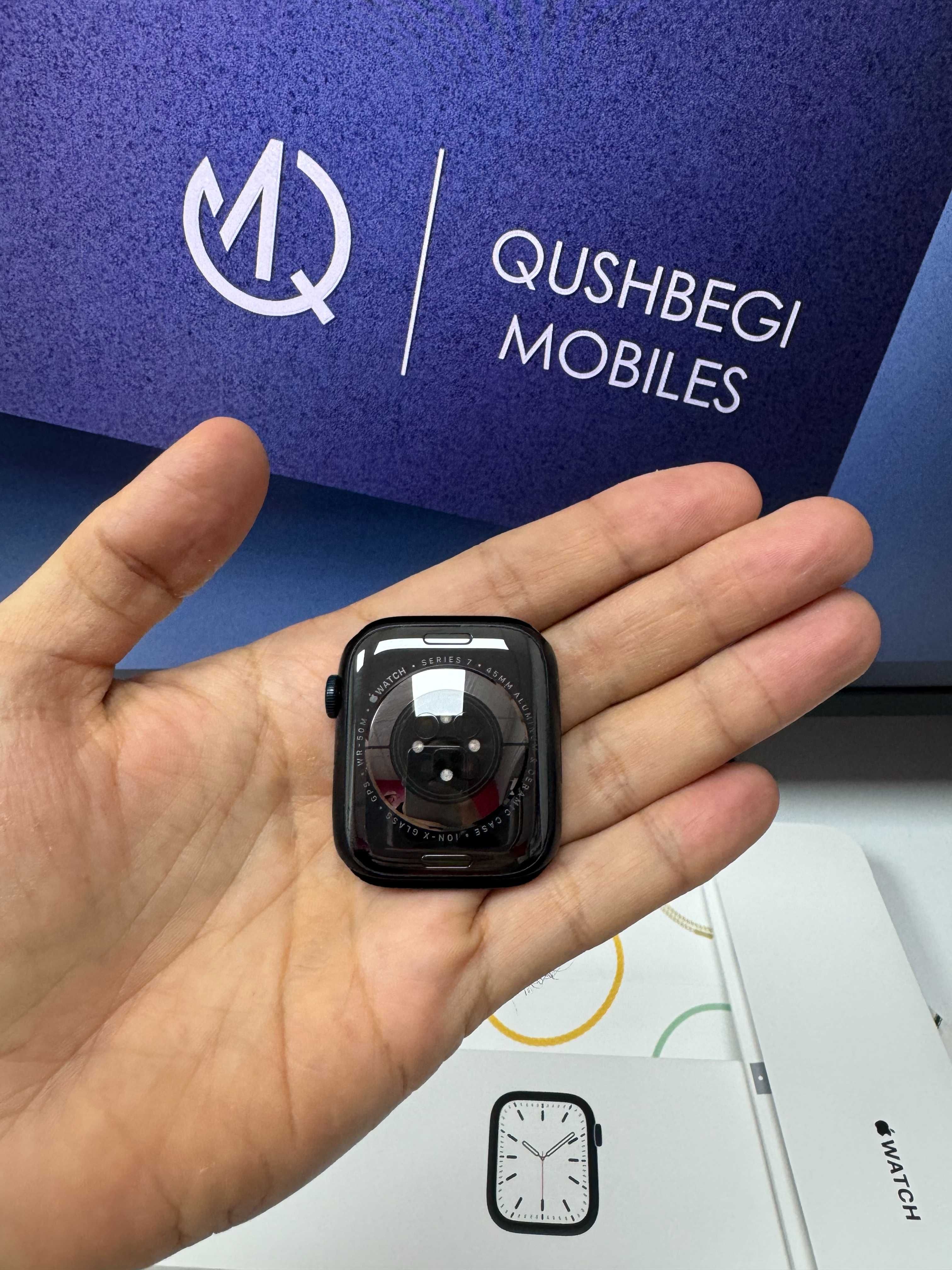 97% yomkost! iDeal! Apple Watch 7 45mm - Sport - Full Box