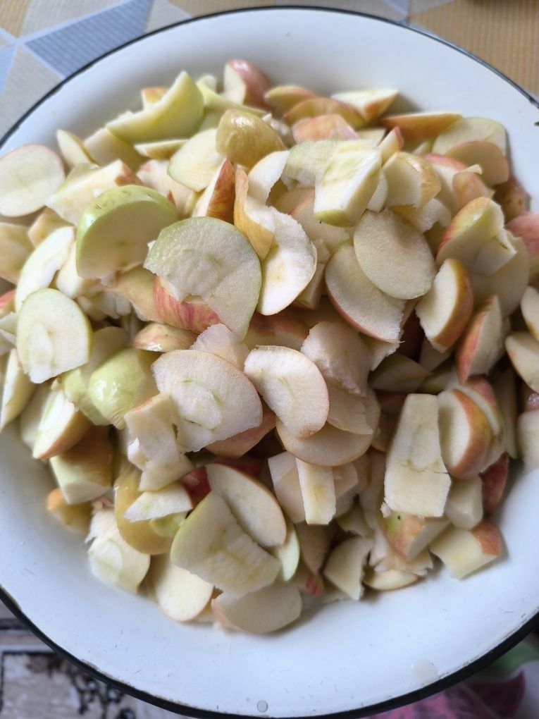 Продам тую, вишню домашнюю,резанные яблочки, сладкие, вкусные,.