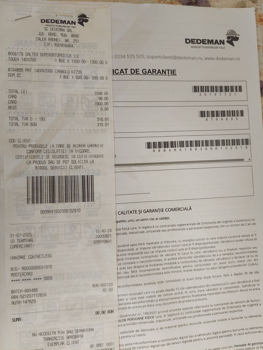 Pat nou și saltea nouă
