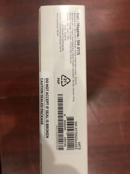 Galaxy tab a 9 sottiladi