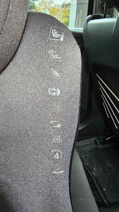 KIKKA BOO Детско Столче за Кола, I-SIZE I-SAFE 360 градуса ISOFIX