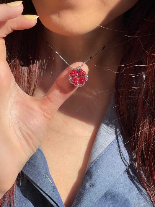 Стилно колие детелина/Колие детелина/Елегантно колие/елегантно колие