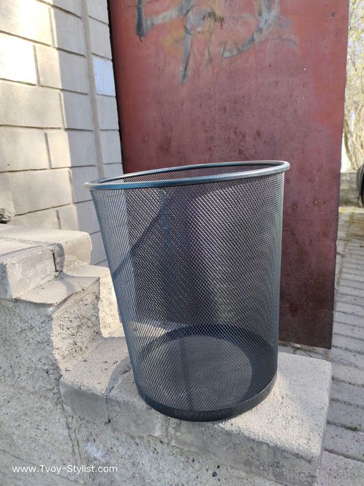 Корзина офисная для бумаг, металлическая, 20л.