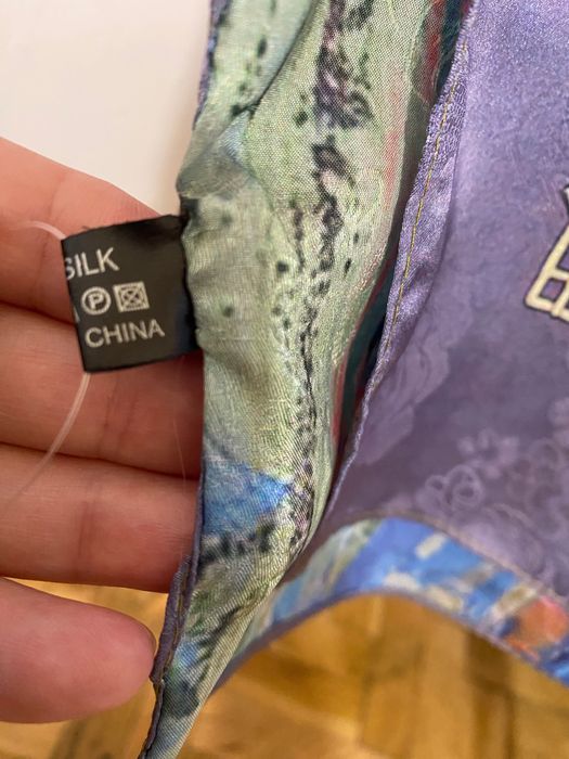 Дамски шал естествена коприна