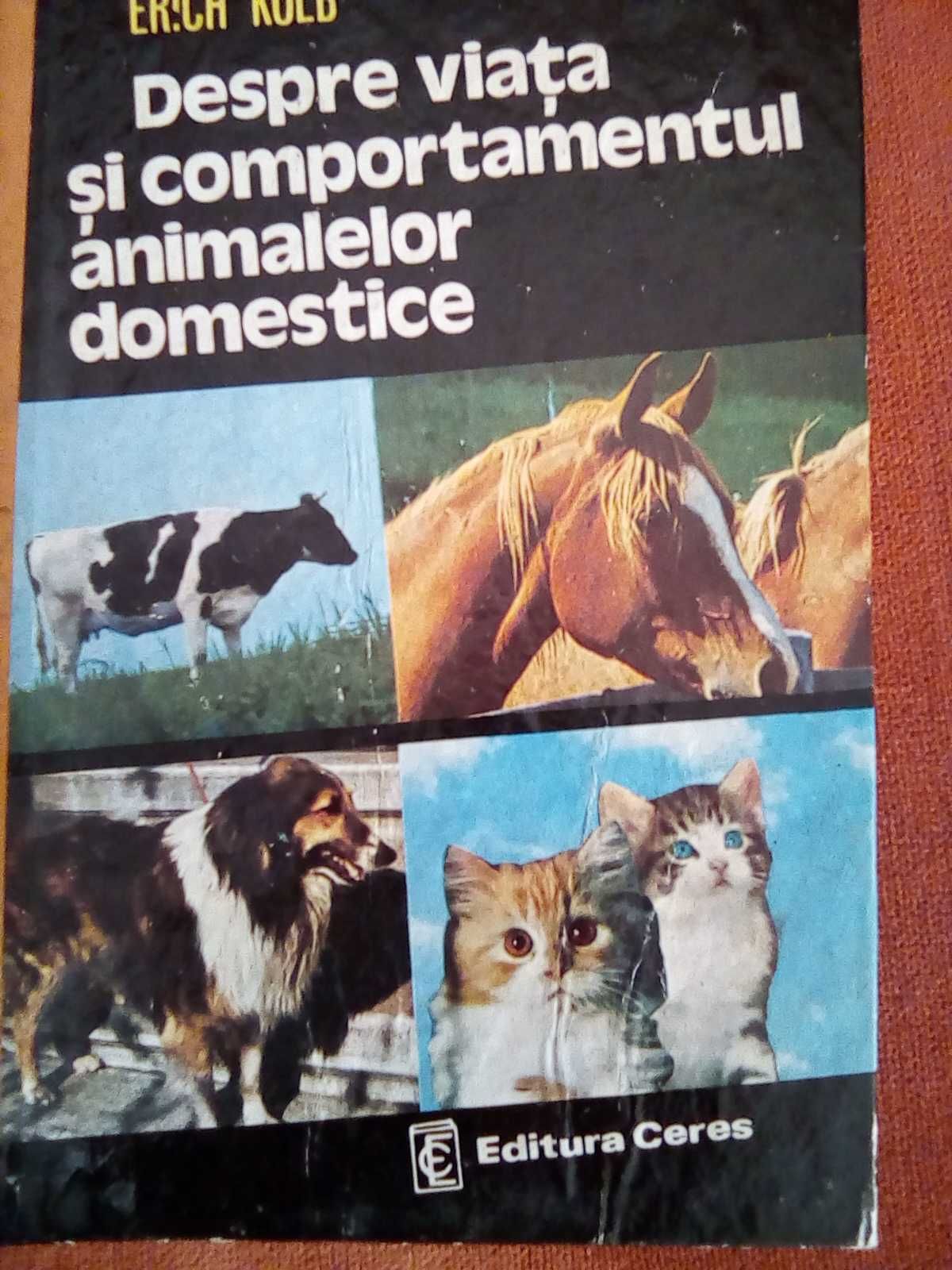 Carte: Despre  viata si comportamentul animalelor domestice
