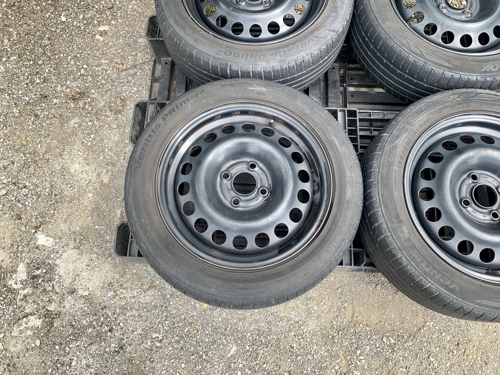 4бр.ДЖАНТИ+ЛЕТНИ ГУМИ 15" 4x100 за Opel Combo,Corsa,Fiat Punto,Aveo