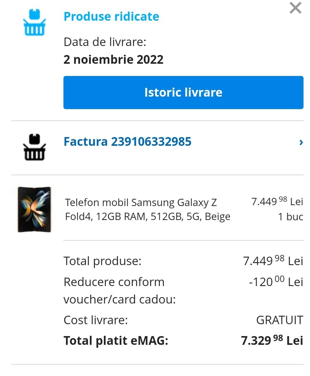 Samsung Galaxy Z4 ,12 GB ram, 512 GB