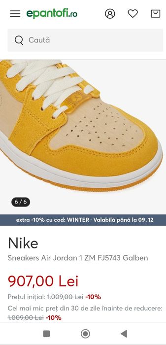 Adidași Jordan 1 High Zoom