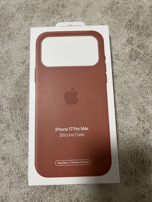 Husa silicon Apple iPhone 17 Pro Max “Terra Cotta” magsafe