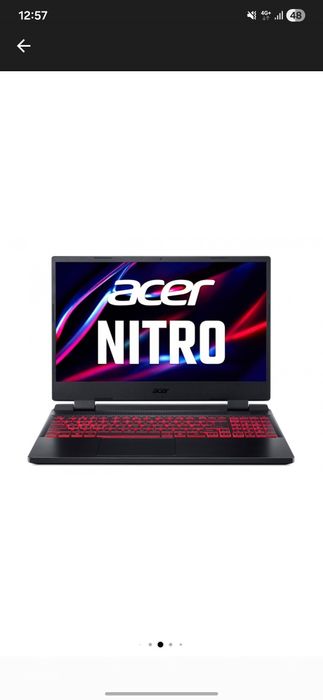 Laptop acere gaming nitro 5