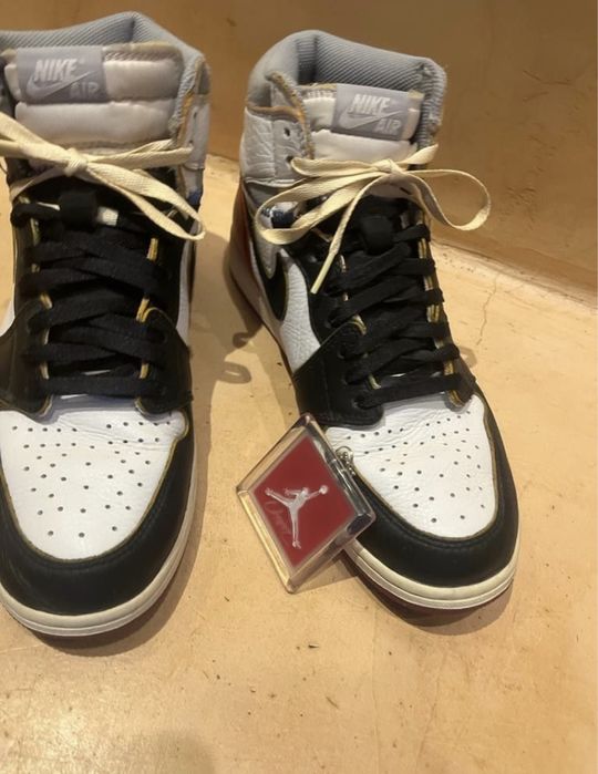 Jordan 1 union black toe