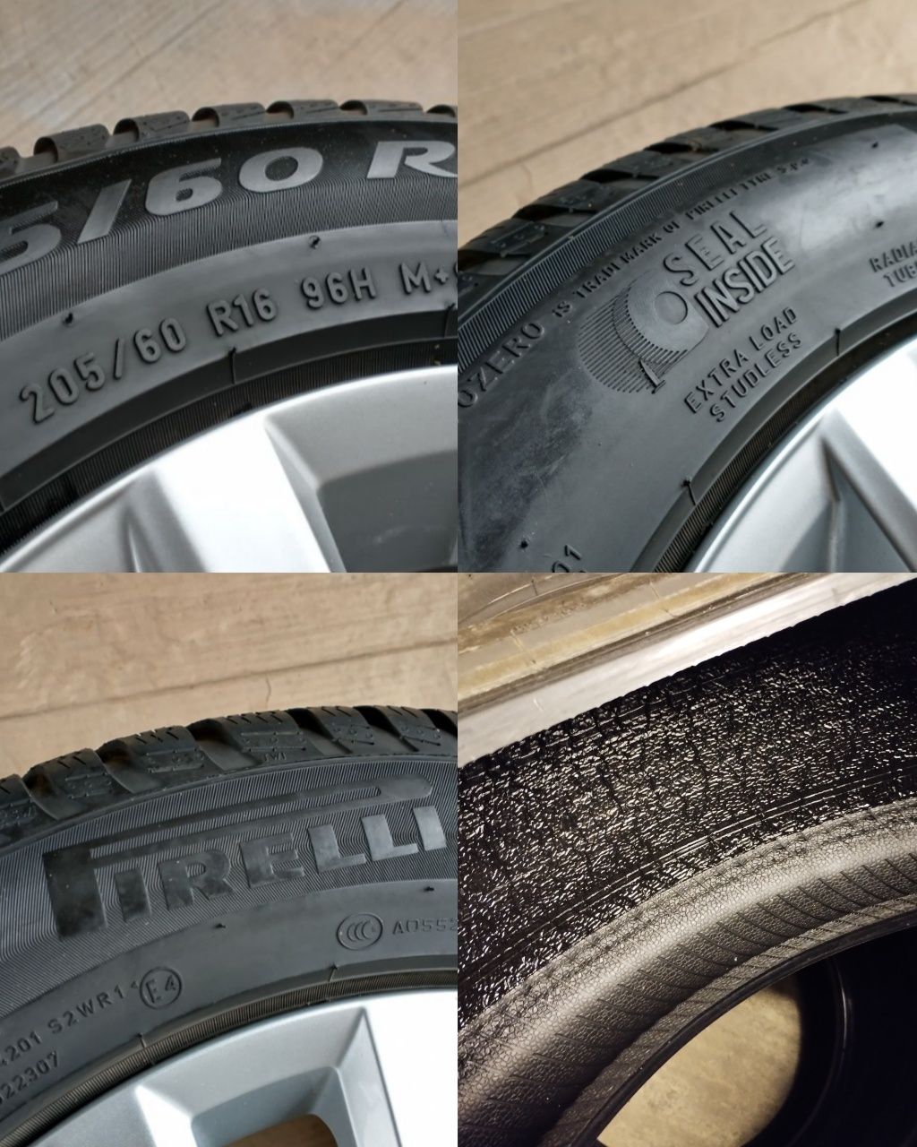 Cauciucuri de iarna Pirelli 205 60 R16 cu Banda antipana ( seal inside