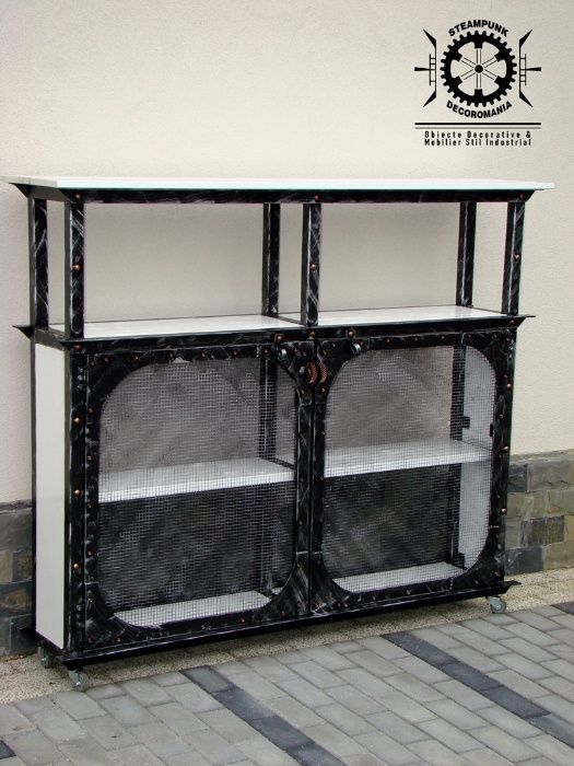 Bar , minibar , comoda, scrin noptiera, dulap.STIL INDUSTRIAL.