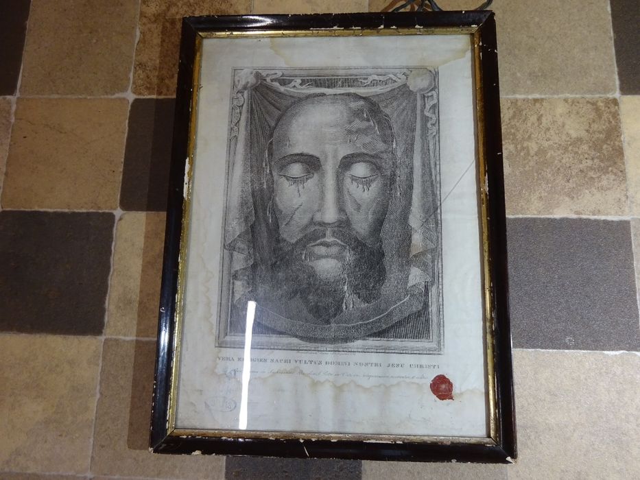 Tablou vintage Veil of Veronica - The Holy Face of Jesus