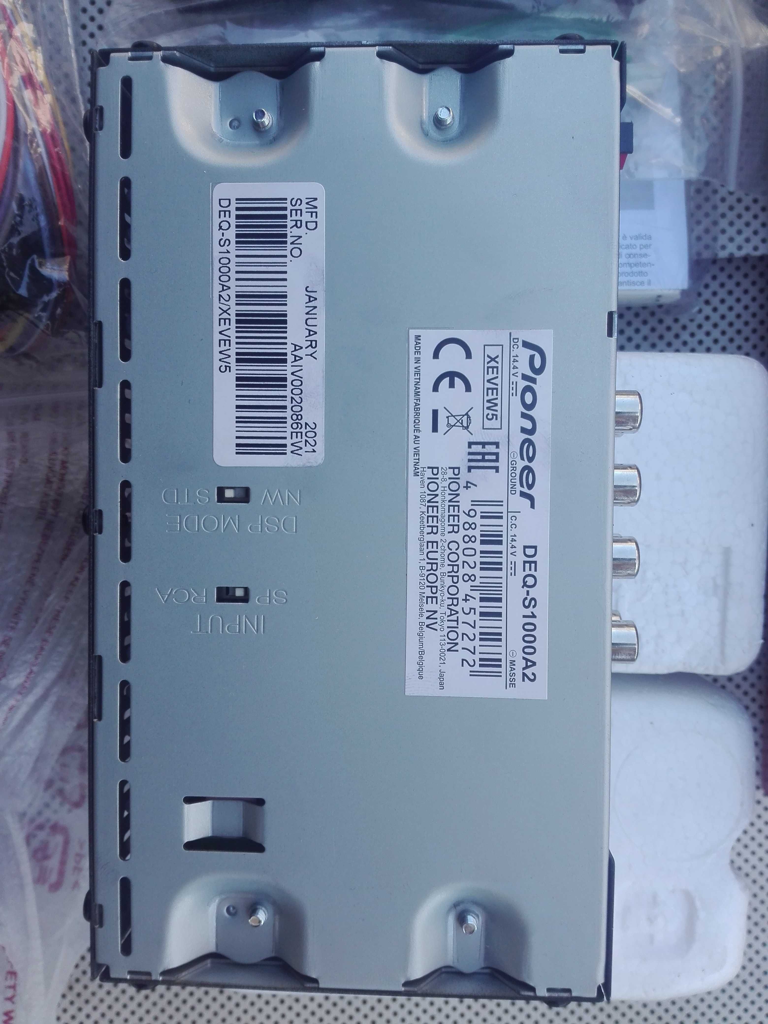 pioneer deq-s1000a2 procesor sunet cu amplificator auto 4x50w