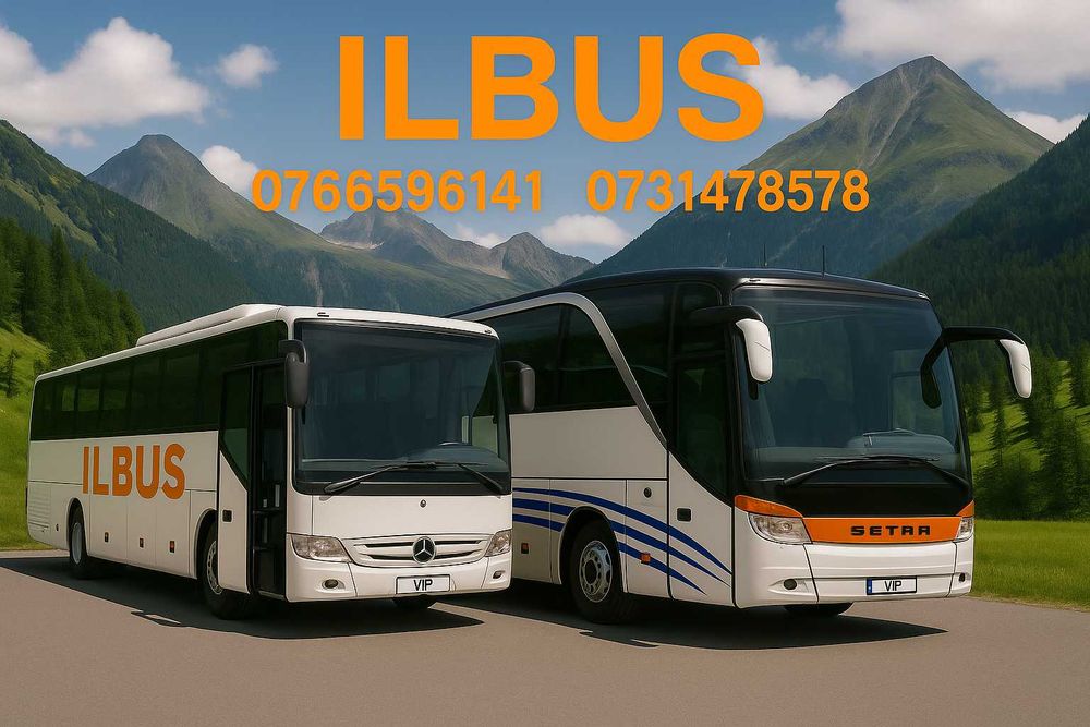 Transport persoane Excursii,Nunti,Pelerinaje,Tabere
Preț la cerere