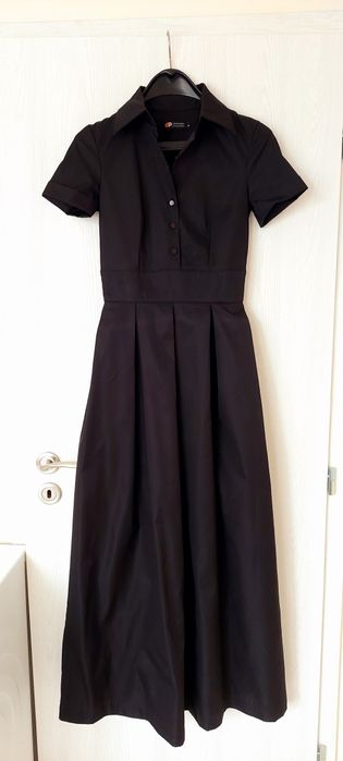 Дълга черна рокля, размер S (36)