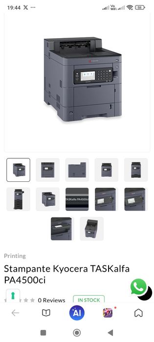 Stampanta Nouă Kyocera TASKalfa PA4500CI