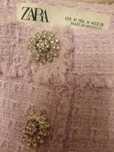 Compleu Zara fusta si bluza mar M