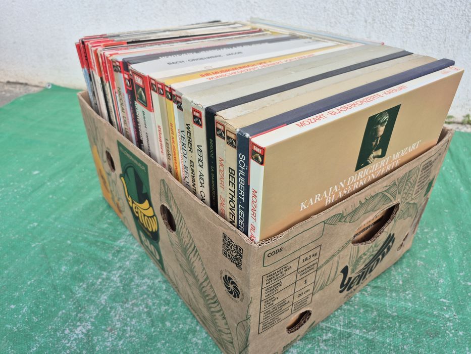 Vând 100lp Discuri Vinil colectia EMI HIS MASTERS VOICE muzica clasica