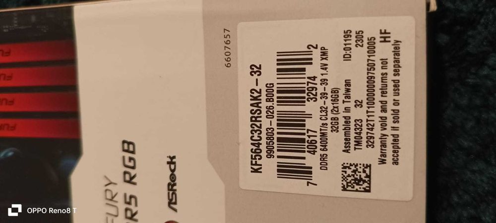 Memorie DDR 5 Kingston 6400mhz cl32