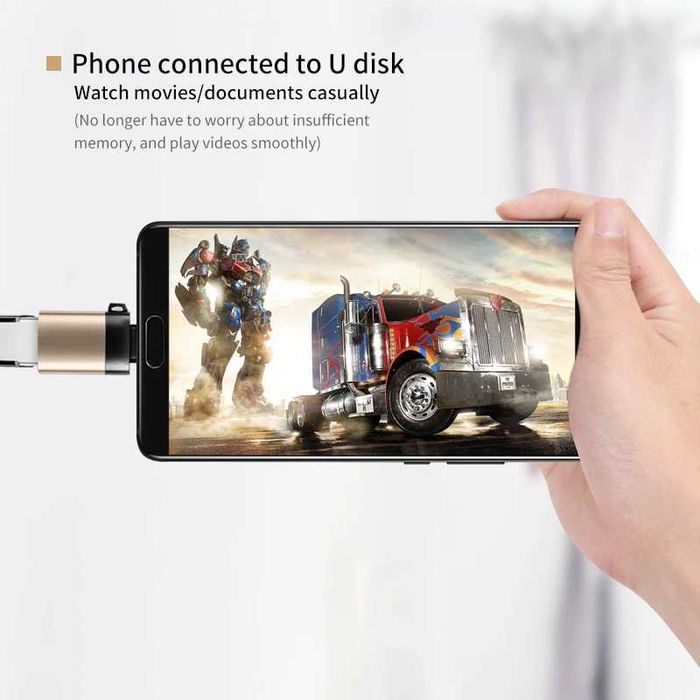 Adaptor OTG USB-C tip C la USB 3.0 pt telefon, laptop