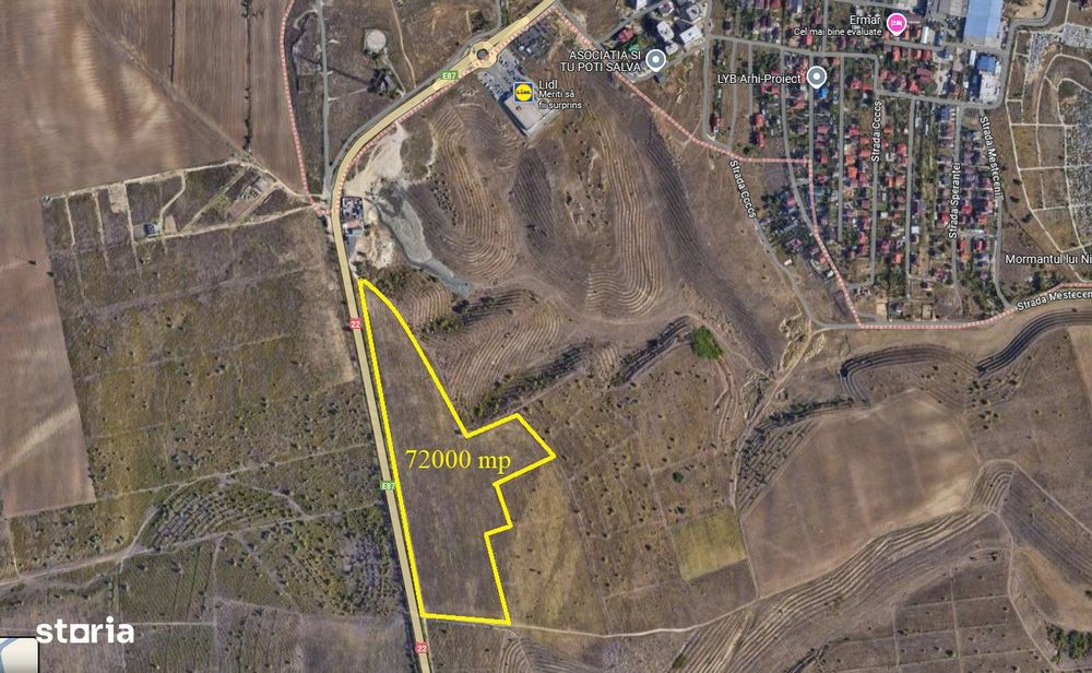 Vand/ Inchiriez teren extravilan la intrare in Tulcea !59 euro/mp