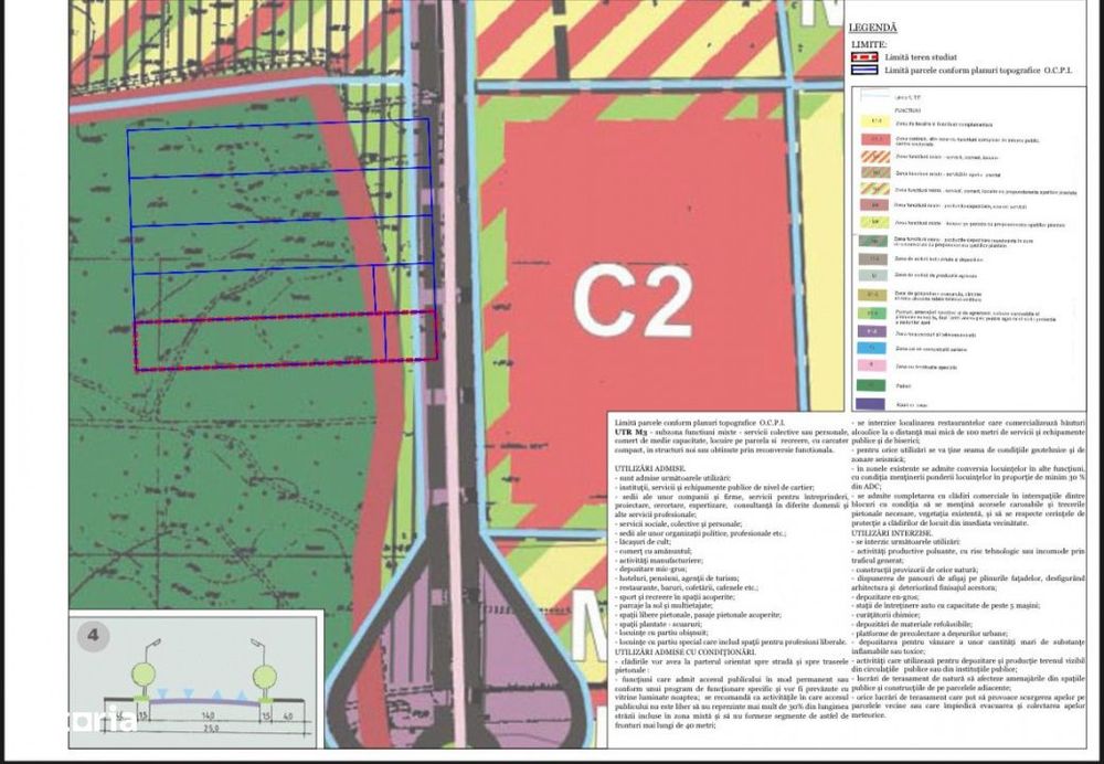 Teren construibil 10.000 mp – Voluntari, str. Tarlaua 13 – regim P