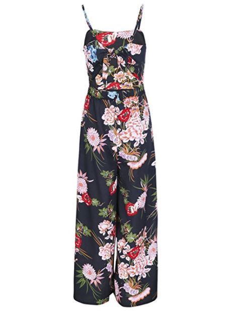 Rochie Simplee Apparel, fara spate, floral, romper, jumpsuit, S