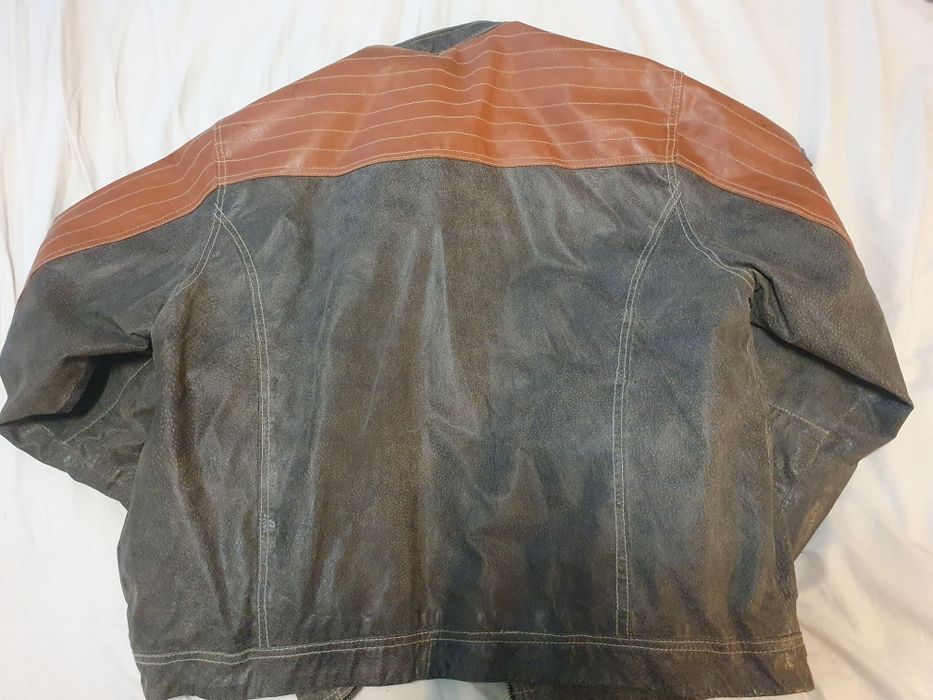 Jaketa piele,Geaca piele moto casual biker