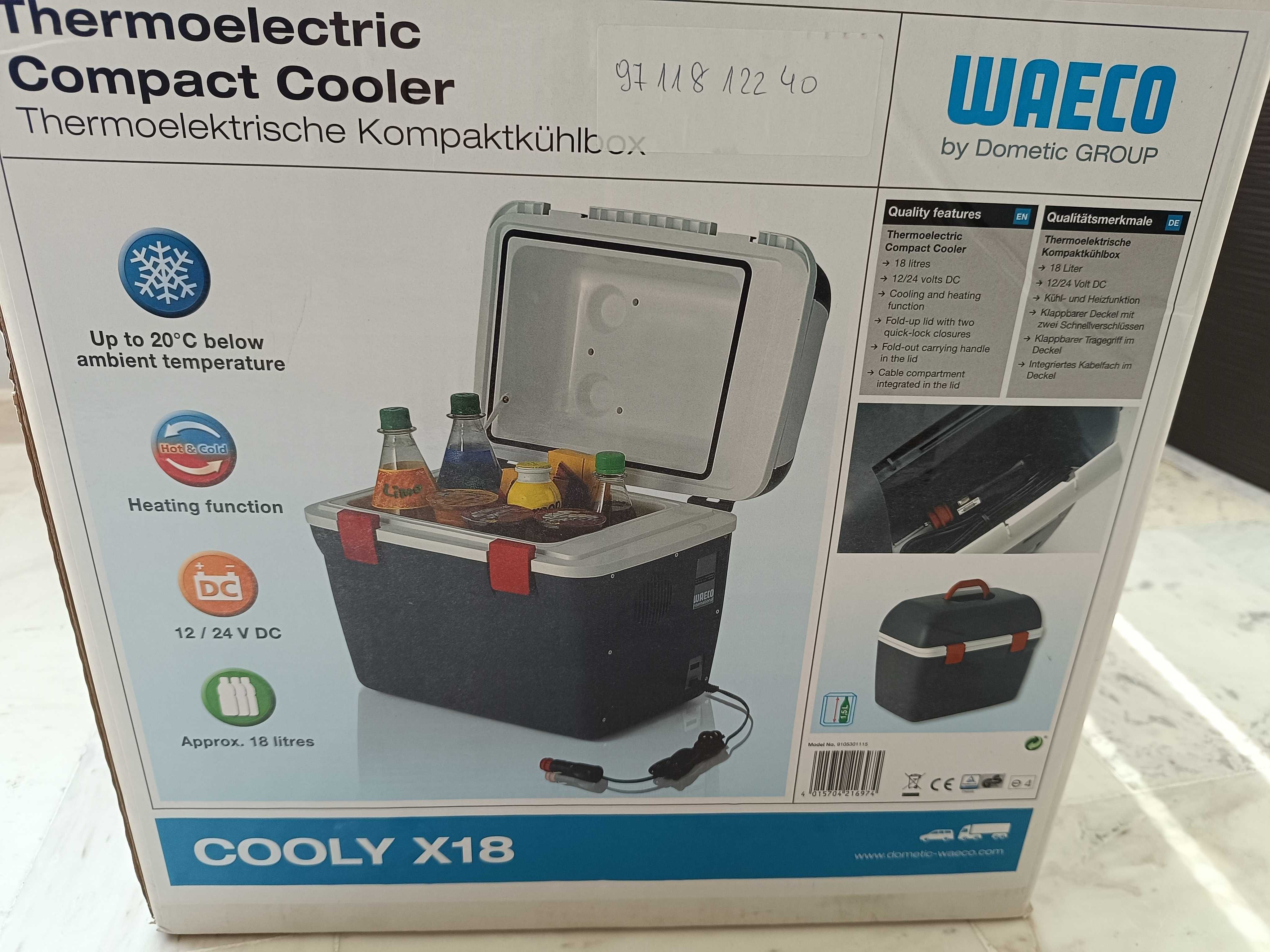 Електрическа Хладилна чанта WAECO COOLY X18, 12/24V, 18 литра