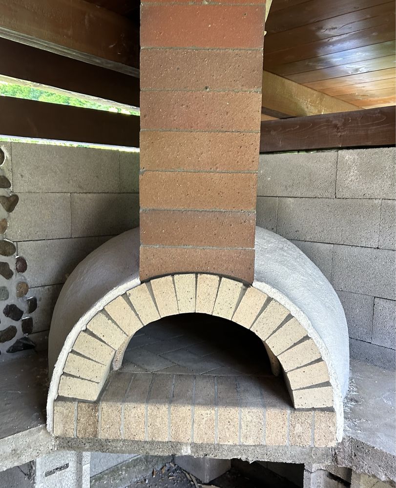Cuptor traditional pe lemne,D90 cm,paine,pizza (barbeque,grill,gratar)