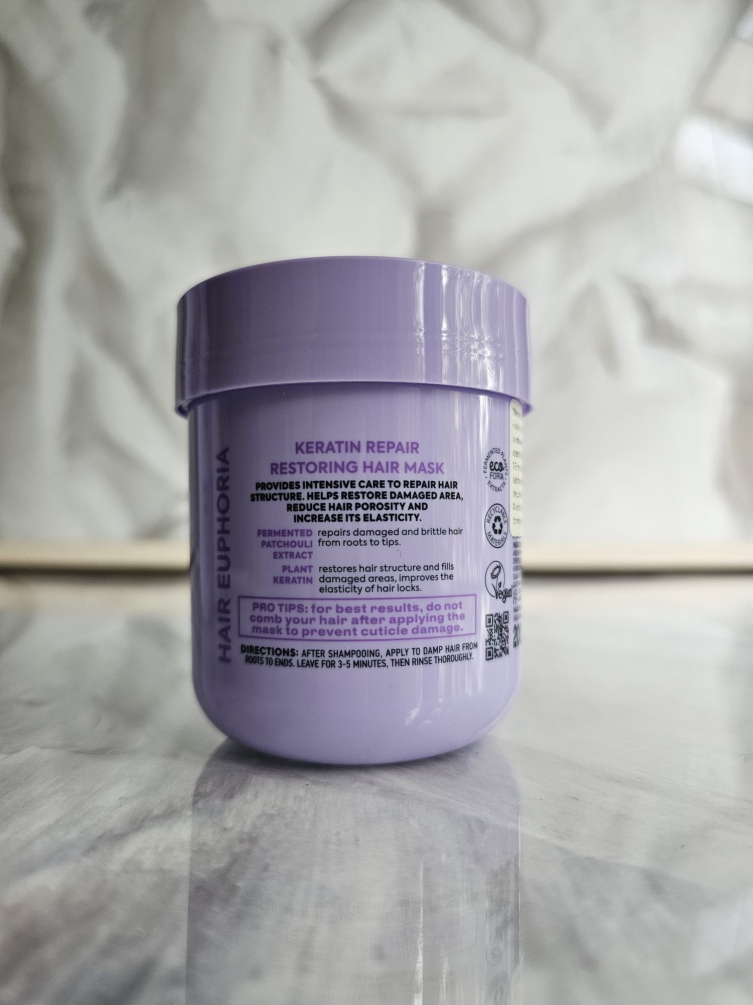 Set sampon balsam masca par Ecoforia Keratin - Nou sigilat