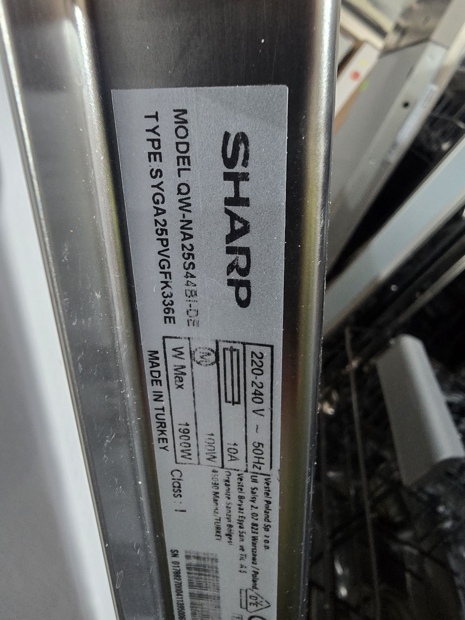 Съдомиялна за полувграждане Sharp 14 комплекта
