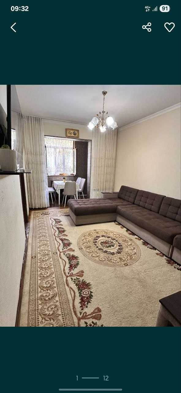 Продаю СВОЮ квартиру Мирабадский рн 2/2/4 НЕ ТОРЦЕВАЯ Чистая