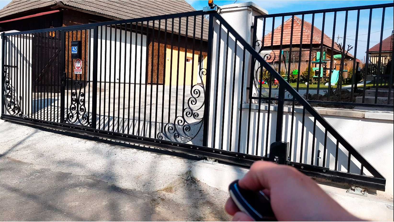 Automatizare poarta batanta culisanta sina Motorline montaj Carei