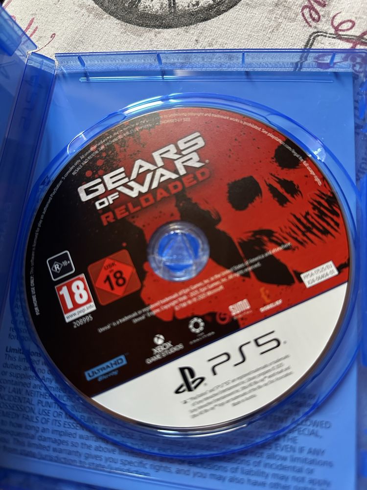 Продавам Gears of War Reloaded за Ps5