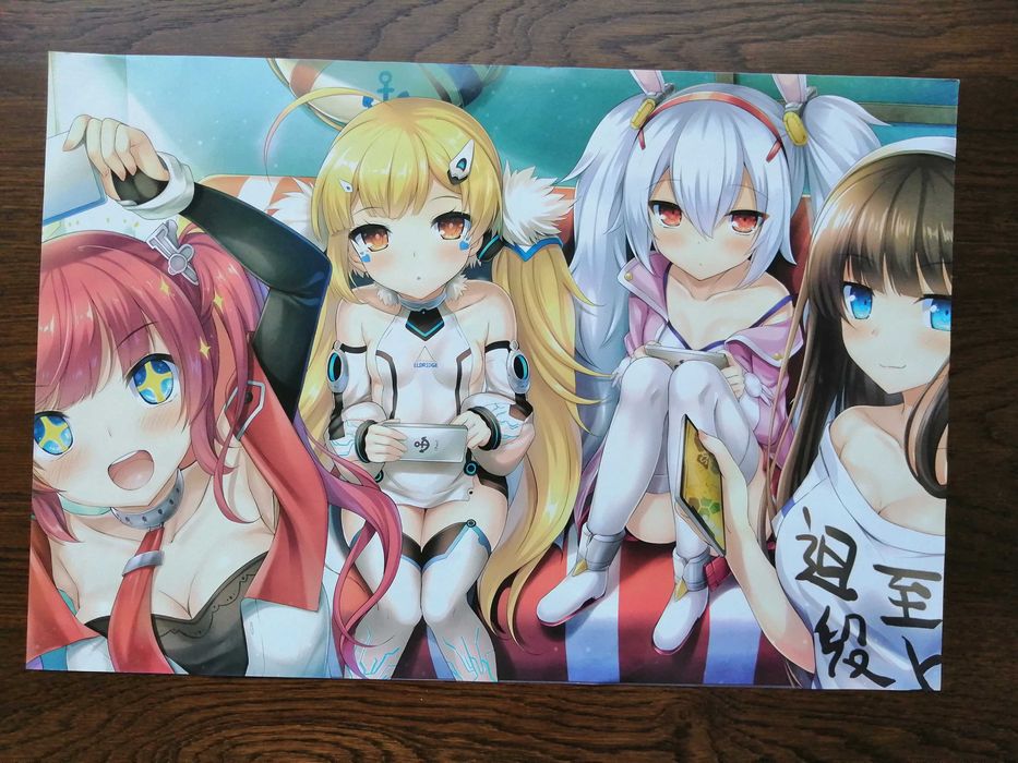 Аниме плакати Azur Lane и ключодържател