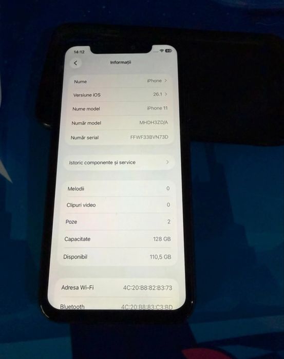 Vând Iphone 11 128gb