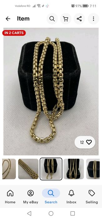 Lant aur 14k ,55 cm ,nou in stare perfecta