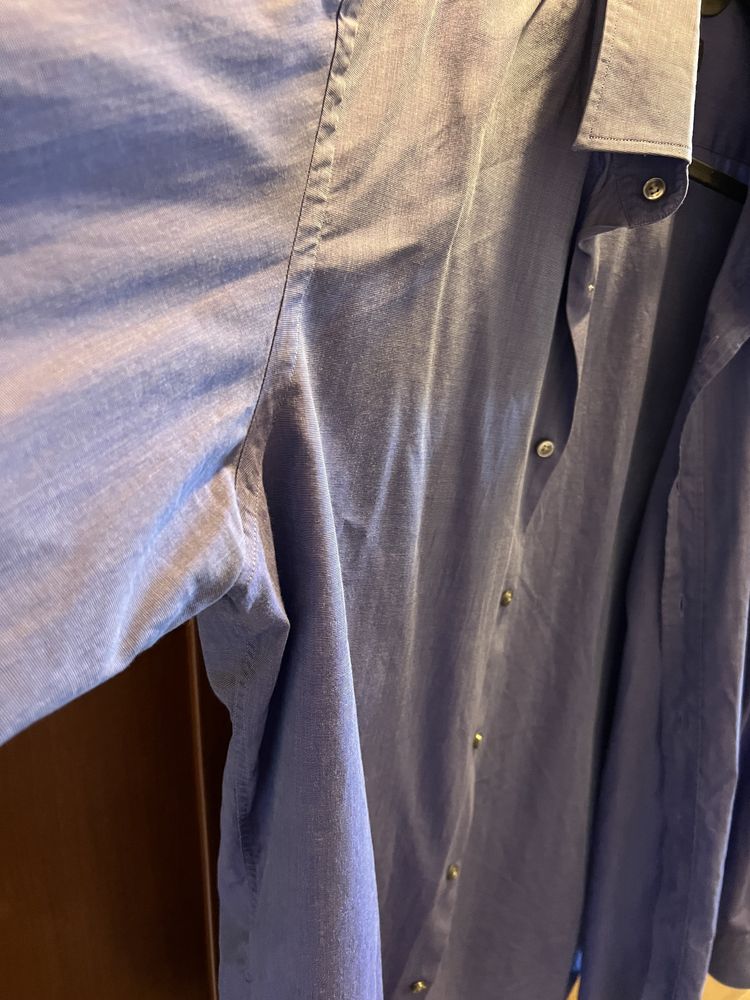 Hugo Boss ризи - синя и черна (копринена)