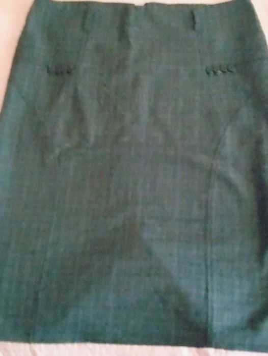 юбка- миди ,офисная, цвет темно-серый Турция