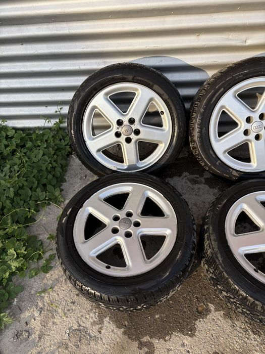 18" джанти 5х112 Audi 8J et43 с всесезонни гуми 235/50/18 дот 2019г