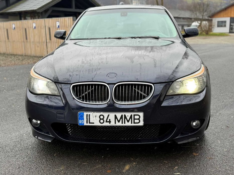 BMW E60 LCI 535d 286 cp  joistyck /trapa/ head up/hi-fi/faruri adaptat