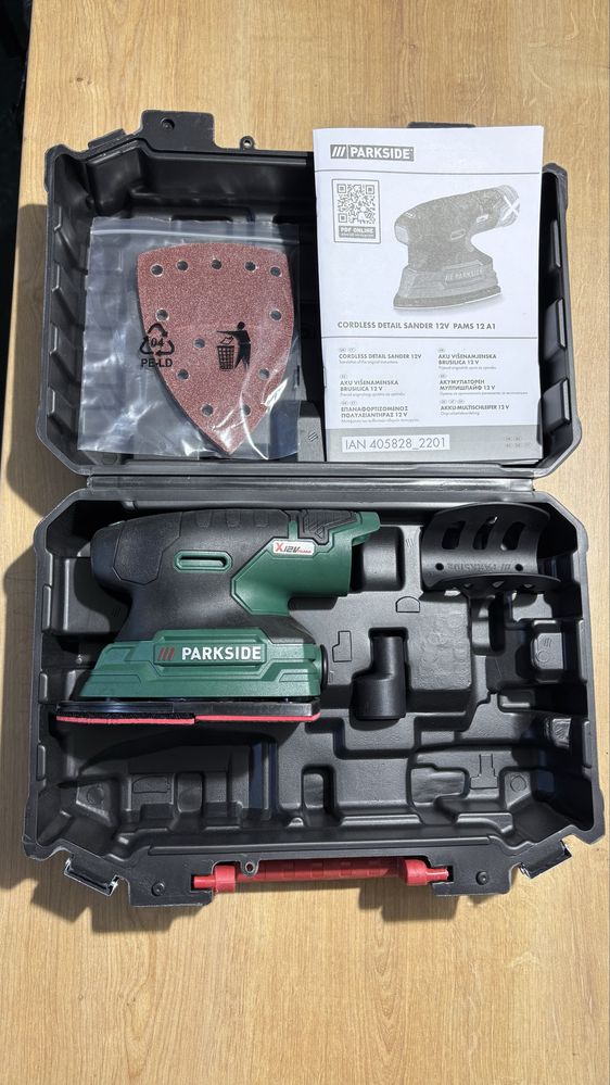 Акумулаторен Мултишлайф PARKSIDE PAMS 12 A1, Без Батерия и Зарядно