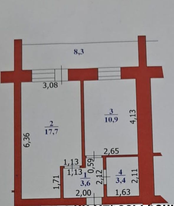 Продам 1 ком квартиру р-н ЦоН Автопарк