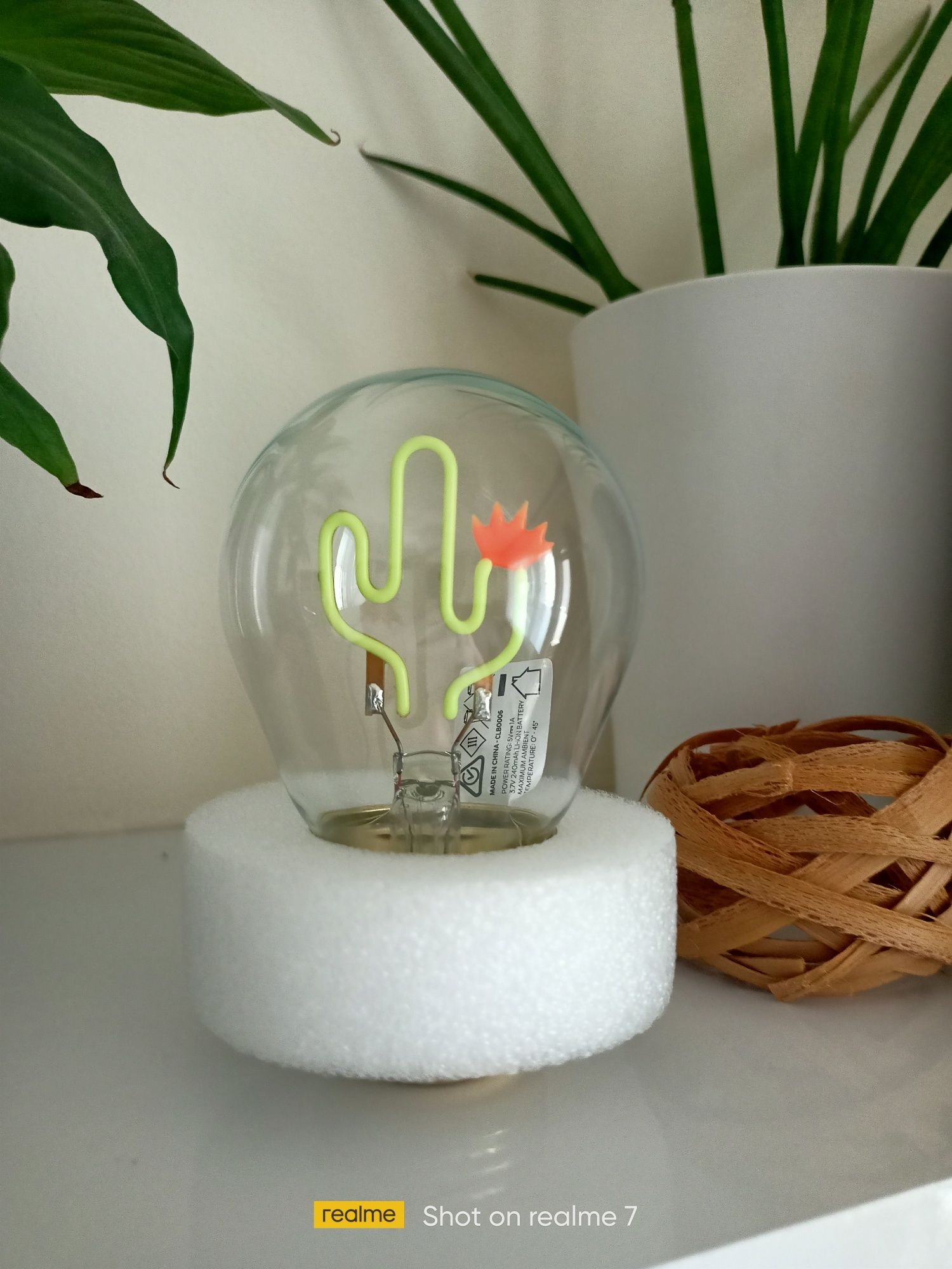 Bulb fiction Cactus лед филаментна акумулаторна крушка кактус