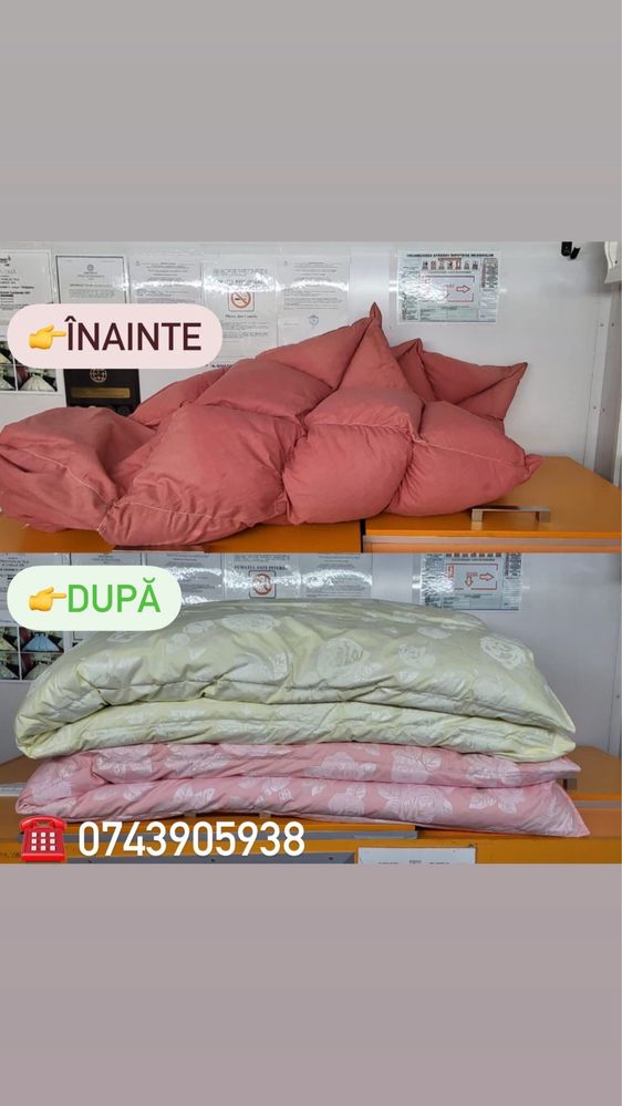 Curățătorie perne și pilote din puf/pene – Timișoara (pe loc!)